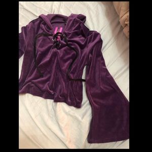 Material Girl Active Crop Bell Sleeve Hoodie